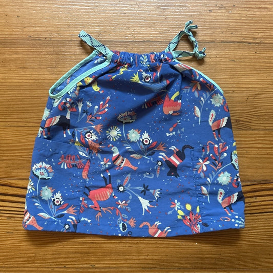 Patagonia blue floral woodland nylon baby tank SIZE 12-18M