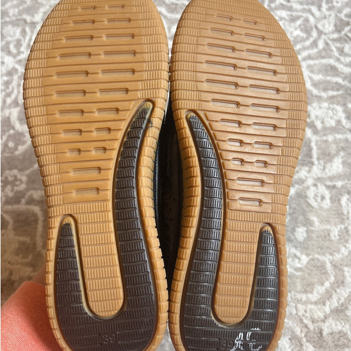 Spring Step Jookie leather slip on floral laser-cut rubber sole shoes SIZE 8.5