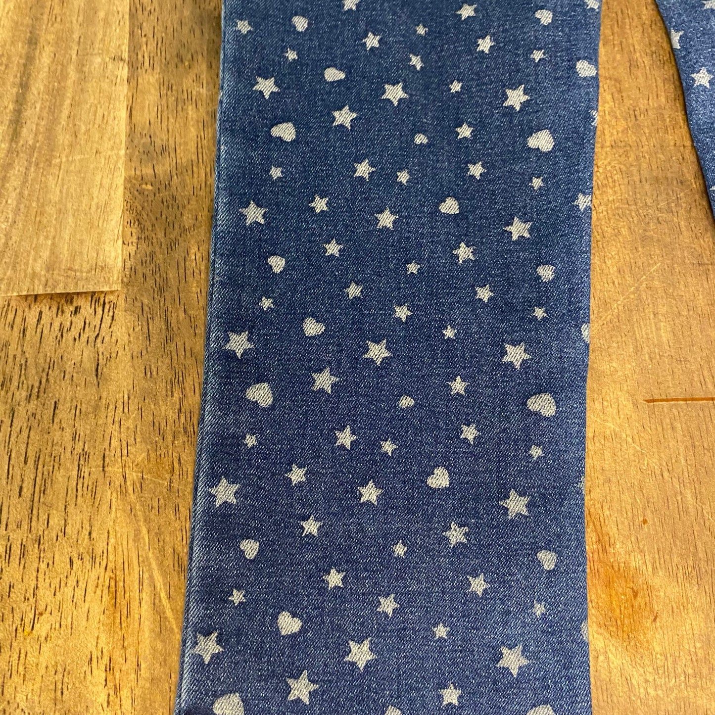 Okie Dokie dark wash denim silver stars hearts girls boot cut jeans SIZE 4T