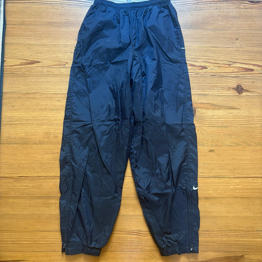 Nike y2k navy elastic waistband parachute windbreaker pants SIZE M