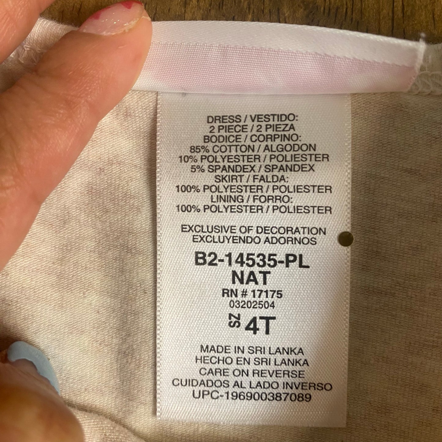 Bonnie Jean cream pumpkin fall sequin tutu long sleeve shirt SIZE 4