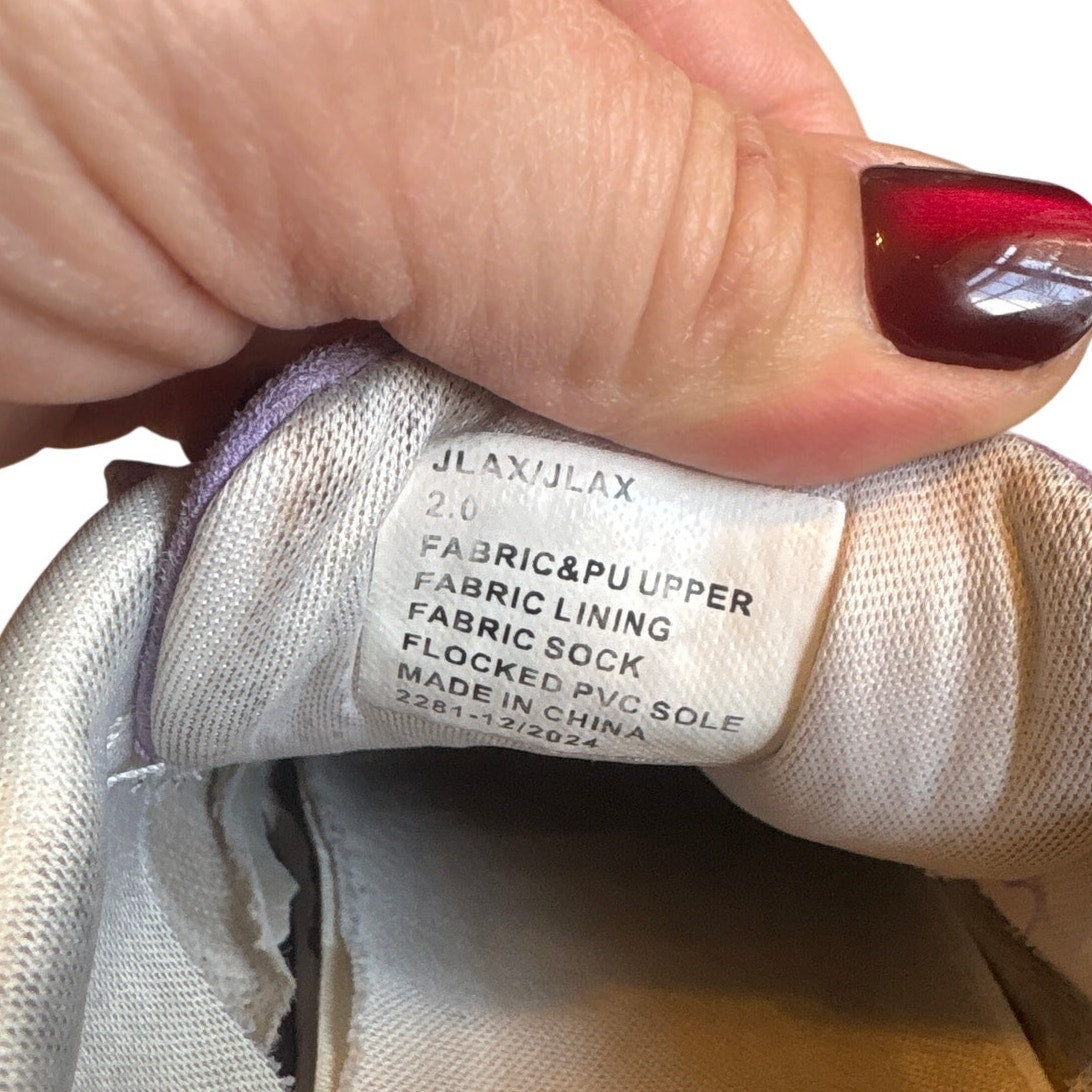 Steve Madden purple faux suede lace low top sneakers SIZE 2