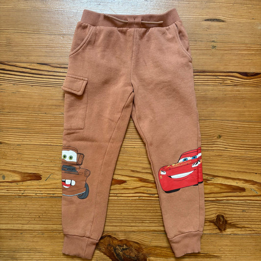 Disney Pixar Cars brown cargo toddler jogger sweatpants SIZE 5T