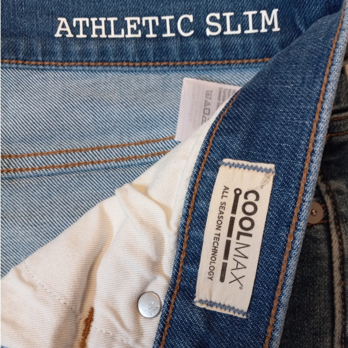 Madewell medium wash athletic slim mens jeans SIZE 32X34