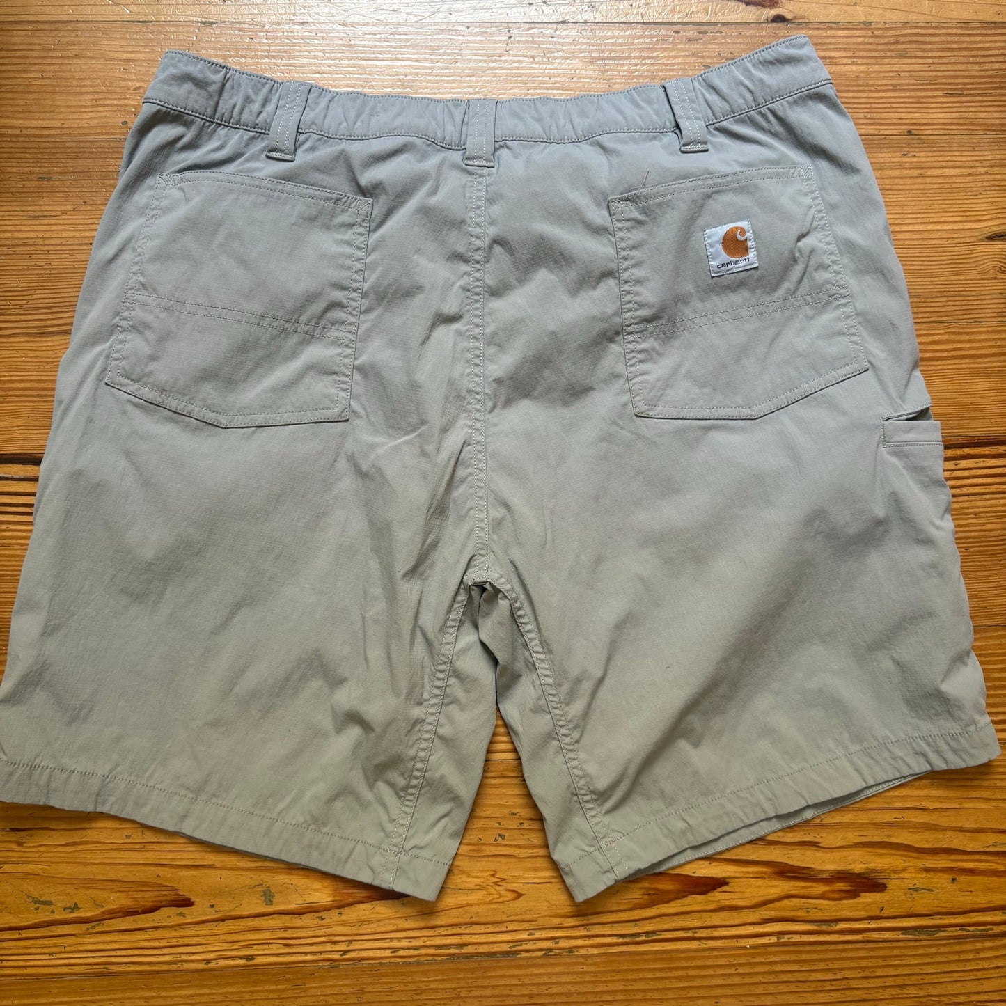 Carhartt light gray relaxed fit mens work shorts SIZE 40