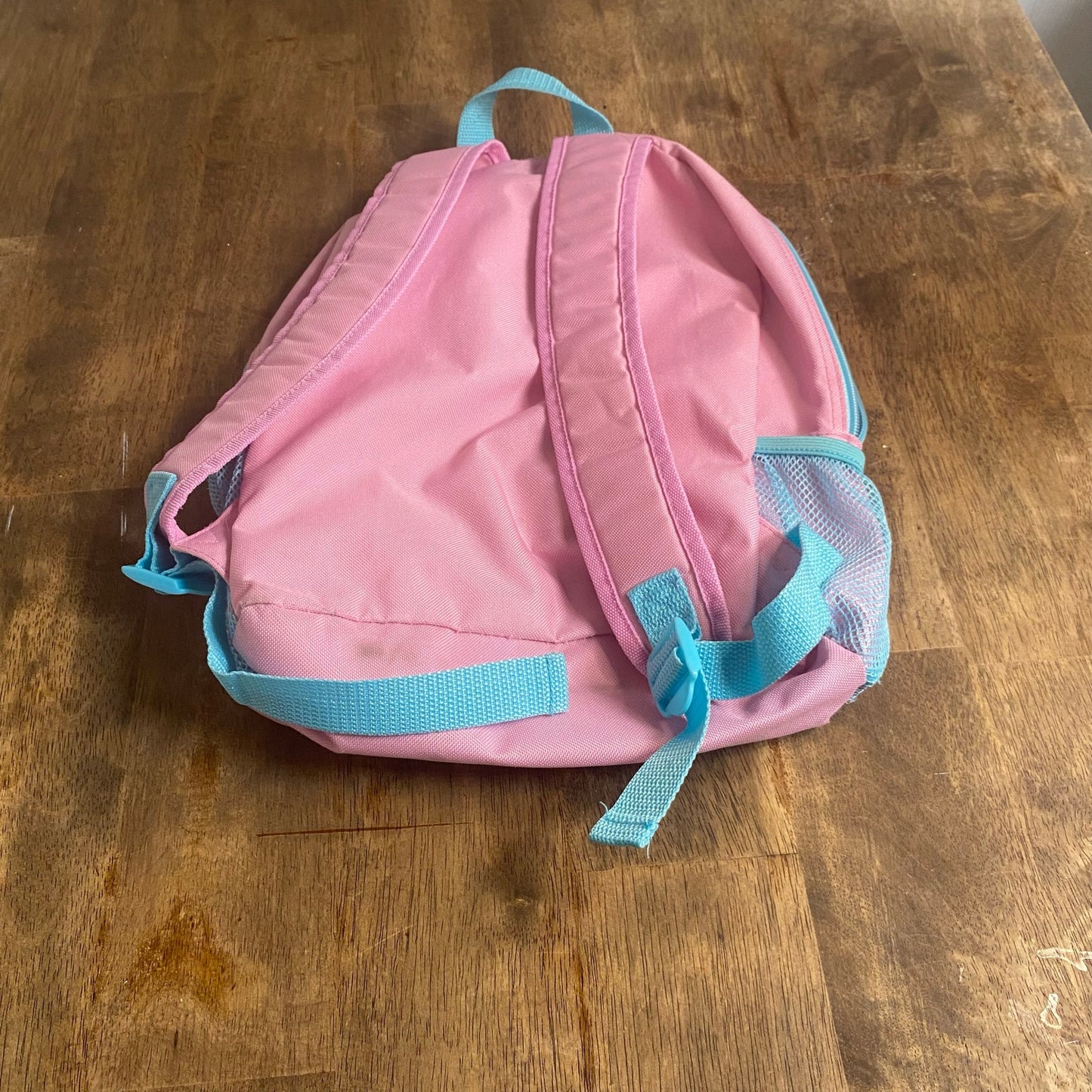 Peppa Pig light pink Peppa graphic adjustable double pocket backpack