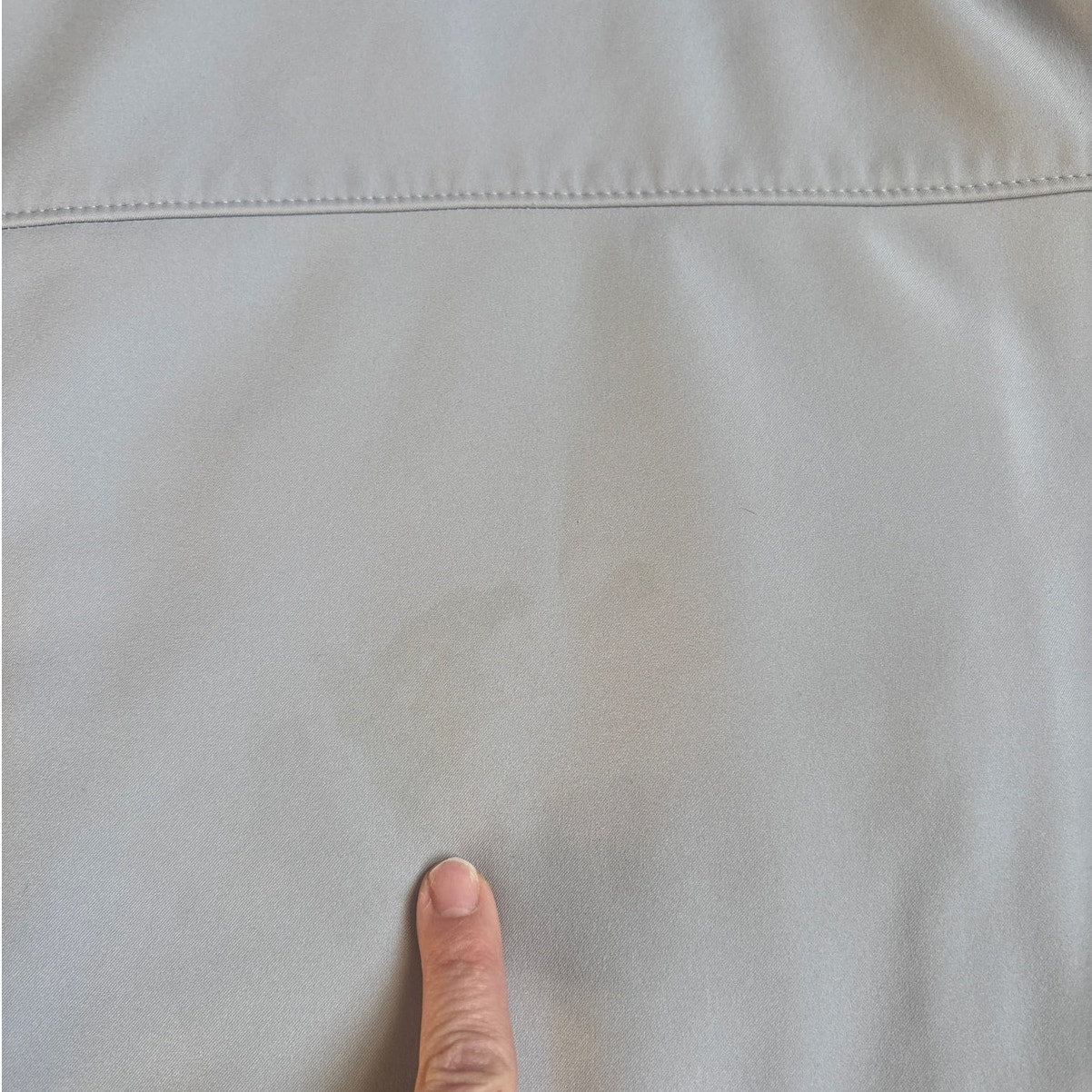 Columbia light gray full zip lined mens jacket SIZE L