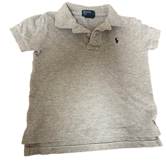 Polo Ralph Lauren gray short sleeve polo shirt SIZE 3T