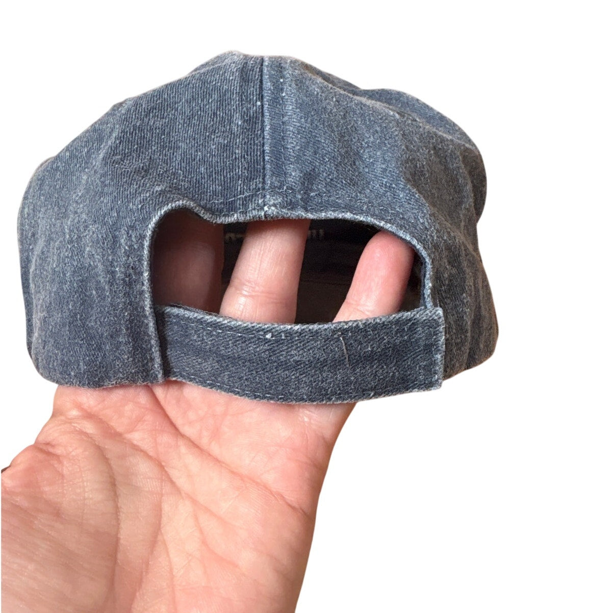 City Streets denim wash Unbothered adjustable baseball cap