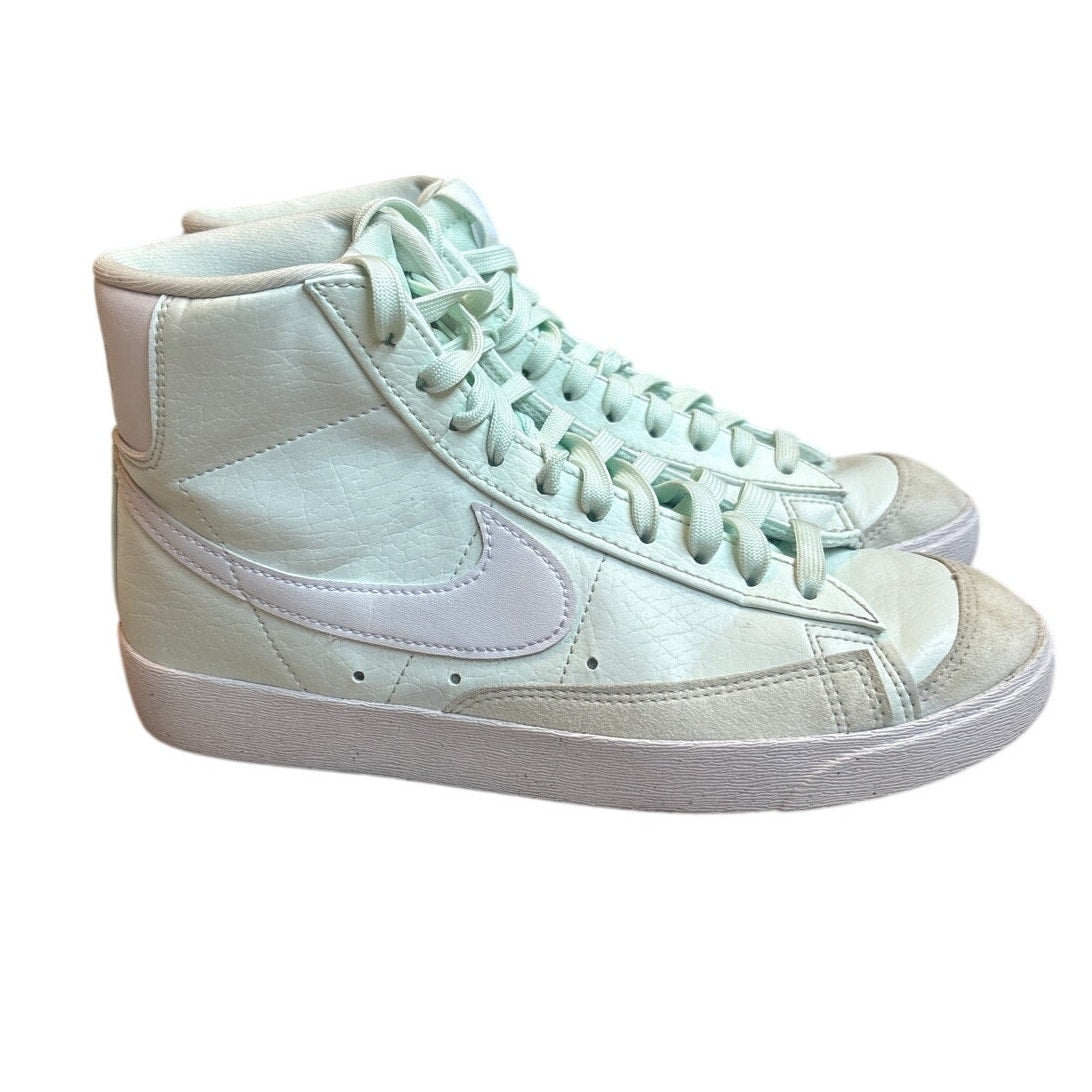 Nike Blazer Mid '77 mint green high top womens sneakers SIZE 8