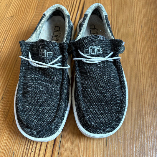 Hey Dude Wally Free gray two tone slip on mens loafer shoe SIZE 8