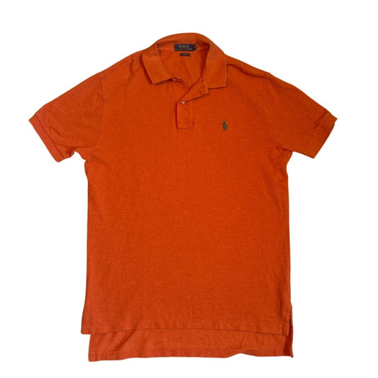 Polo Ralph Lauren orange classic fit cotton short sleeve mens polo shirt SIZE M