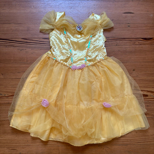 Disney Princess Belle Beauty and the Beast yellow costume ball gown SIZE XS