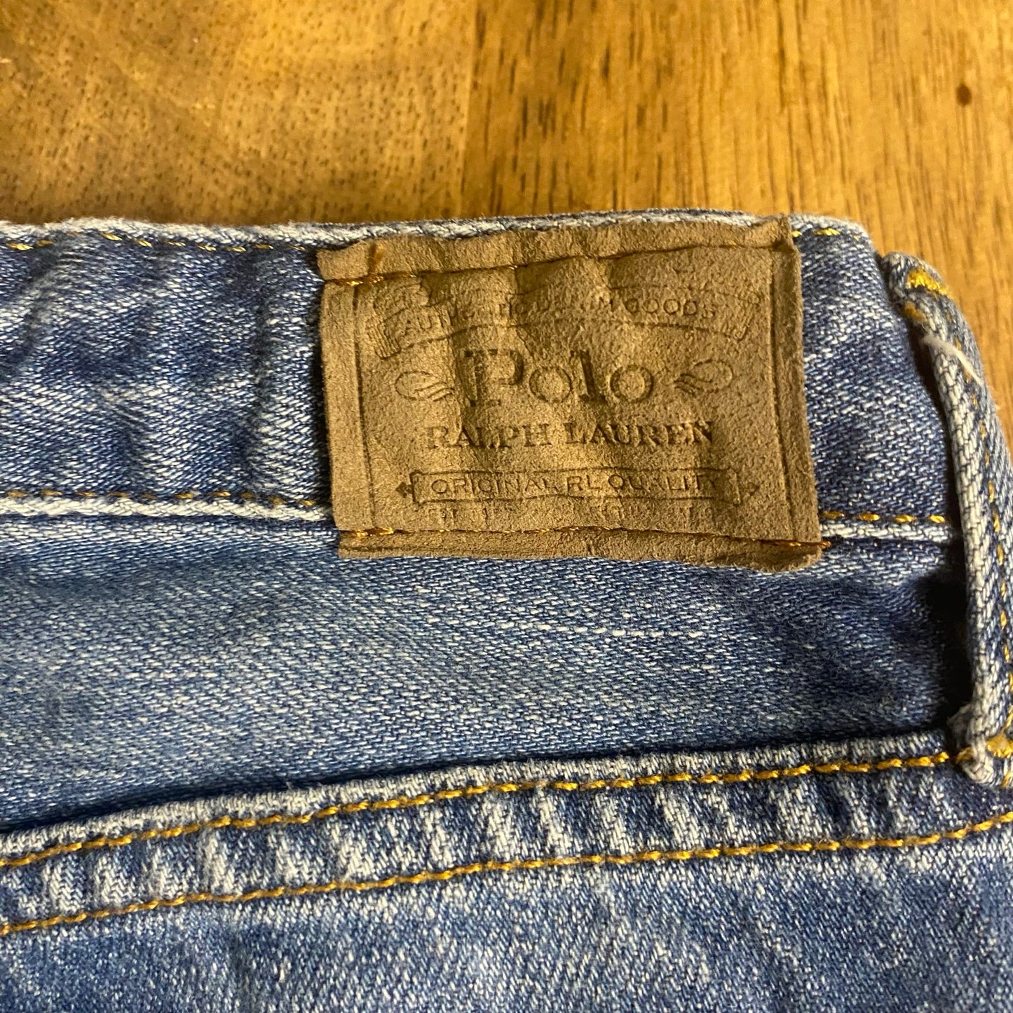 Polo Ralph Lauren medium wash slim boyfriend adjustable denim jeans SIZE 6