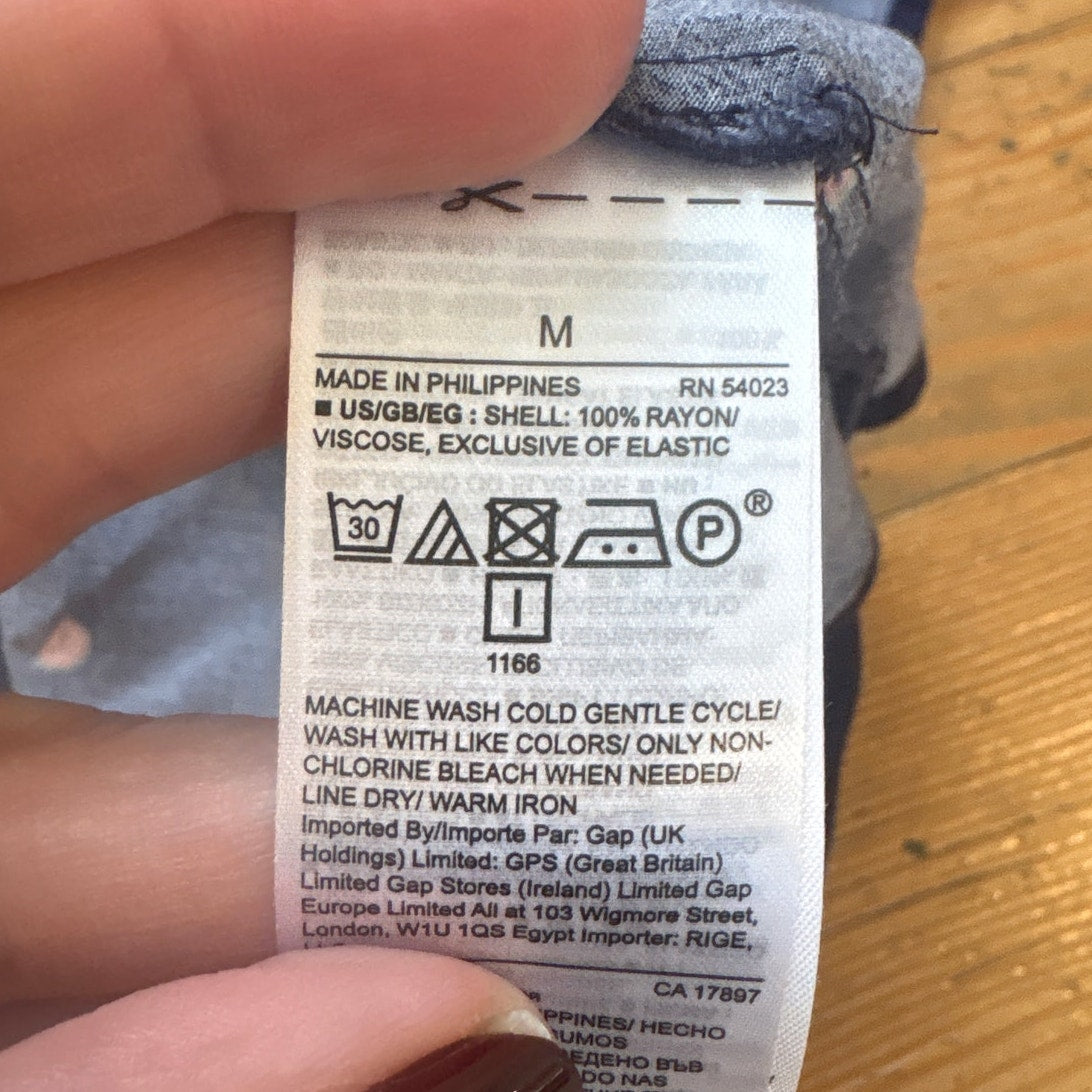 Gap dark blue watermelon print blue spaghetti strap adjustable sundress SIZE M