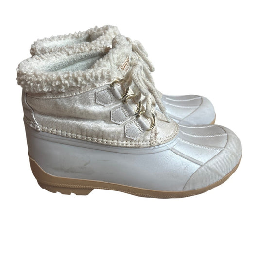 Sperry Saltwater alpine rubber sole faux fur youth duck rain boots SIZE 3M