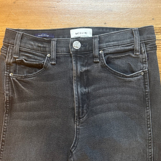 McGuire Denim Newton Skinny high rise black star embroidered jeans SIZE 27