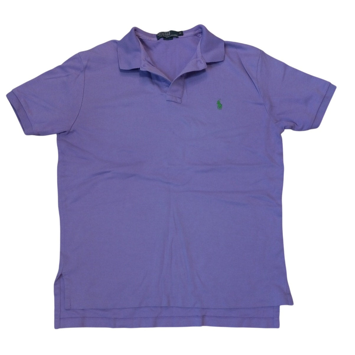 Polo Ralph Lauren purple cotton short sleeve mens polo shirt SIZE M