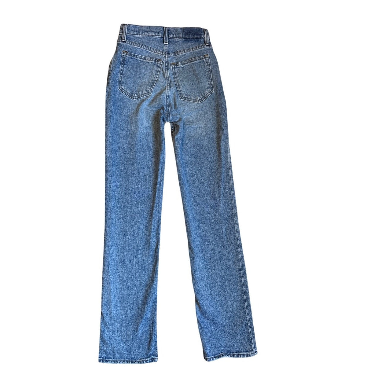 Abercrombie & Fitch 90s straight high rise medium wash jeans SIZE 00