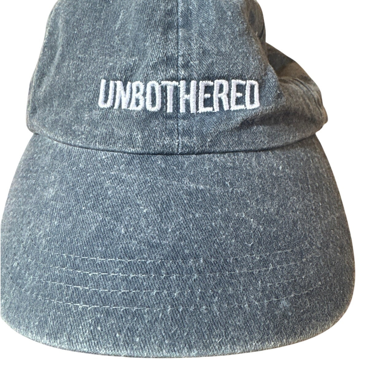 City Streets denim wash Unbothered adjustable baseball cap
